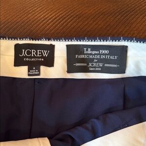 Women's J Crew Blue Striped Pants